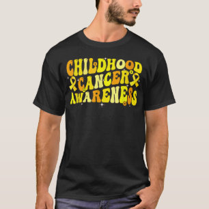 Cancer de infância Sensibilização Camisa Vintage G