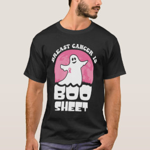 Câncer de Mama É Boo Sheet Camiseta Câncer de Mama
