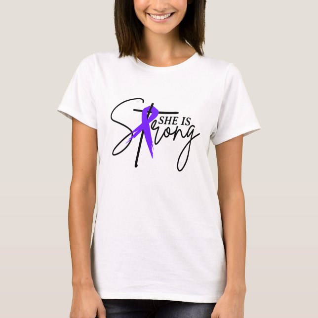 Câncer de pâncreas DD T-Shirt (Frente)