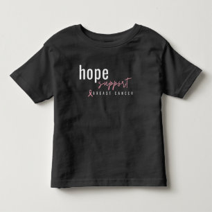cancer de peito, espero apoio. Camiseta para Crian