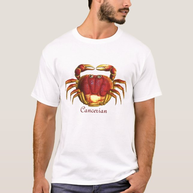 Cancer do T-Shirt do CRAB (Frente)