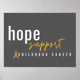 cancer e Impressões de esperança de Poster infanti