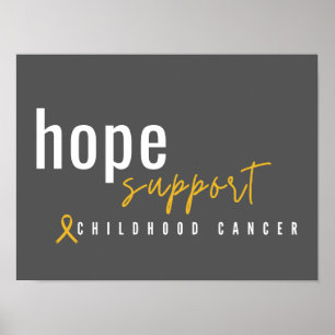 cancer e Impressões de esperança de Poster infanti