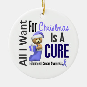Cancer esofágico todo eu quero enfeites de natal