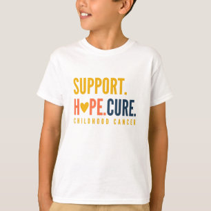 cancer infantil ajuda crianças curam T-Shirt
