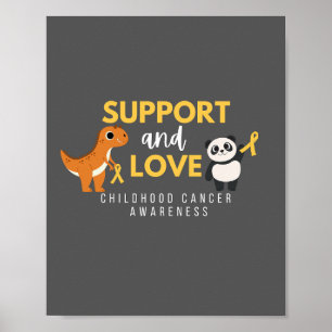 cancer infantil. apoio e amor. POSTER e IMPRESSÕES