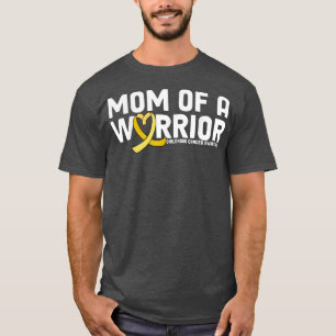 Cancer Infantil Camisa Mãe De Uma Infância Guerrei