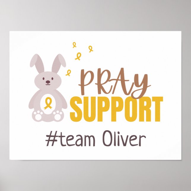 cancer infantil. Impressão de Poster de suporte de (Frente)