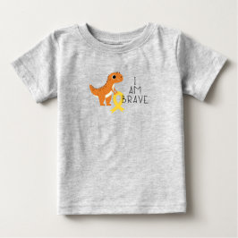cancer infantil. Sou corajoso. Baby T-Shirt