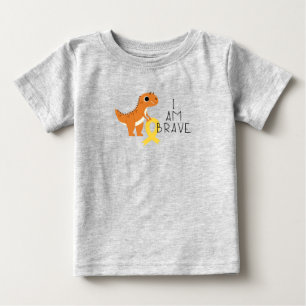 cancer infantil. Sou corajoso. Baby T-Shirt