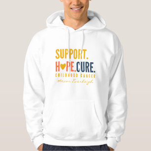 cancer infantil suporta pullover Hoodie personaliz