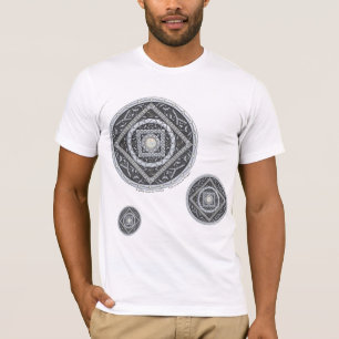 Cancer Mandala Camisa Leve Masculina