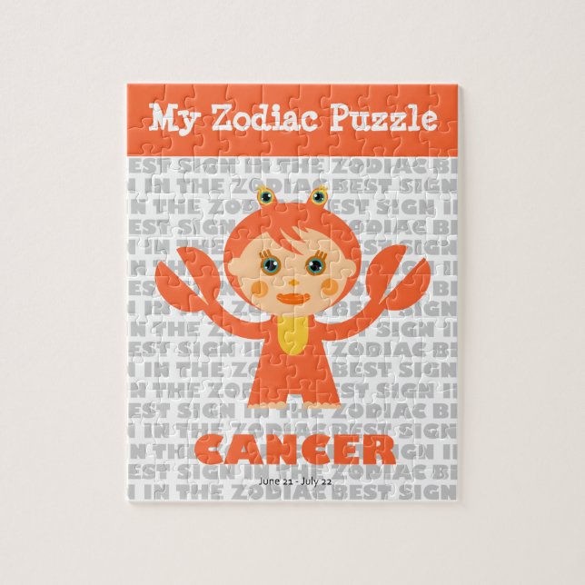 Cancer, Meu Quebra-cabeça Zodiac (Vertical)
