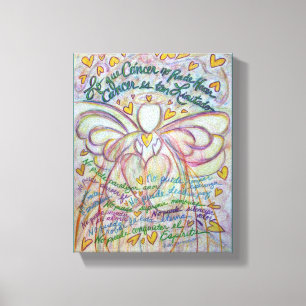 Cáncer No Puede Hacer Angel Canvas Pintura