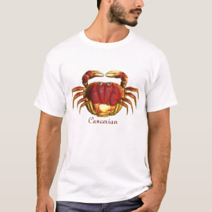 Cancer o t-shirt do CARANGUEJO