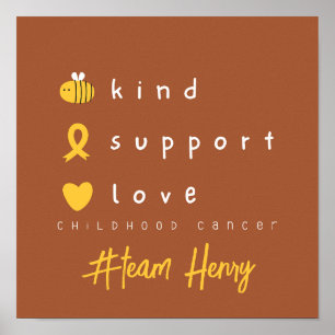 cancer personalizado Poster Impressão