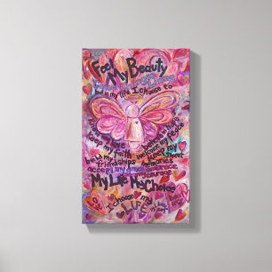 Cancer Poem Angel Painting Canvas Art