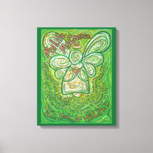 Cancer Poem Angel Painting Canvas Art