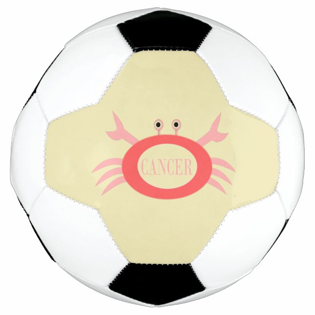 Cancer - Sinal de estrela - Bola de futebol (Frente)