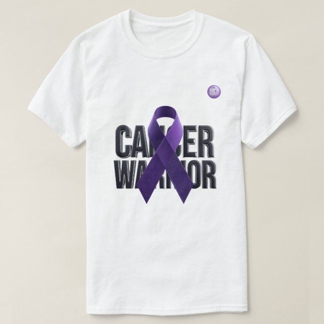 Cancer Warrior T-Shirt (Frente do Design)