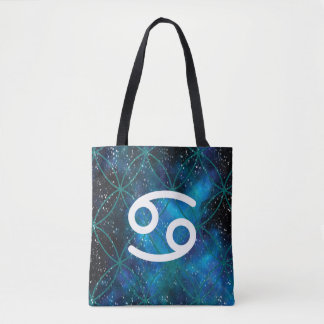 Cancer Zodiac Tote Bag