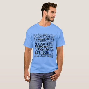 Cancer Zodiac Word Cloud Inspiration Men's T-Shirt