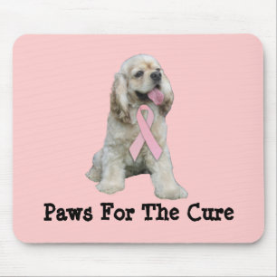 Cancro da mama Mousepad de cocker spaniel