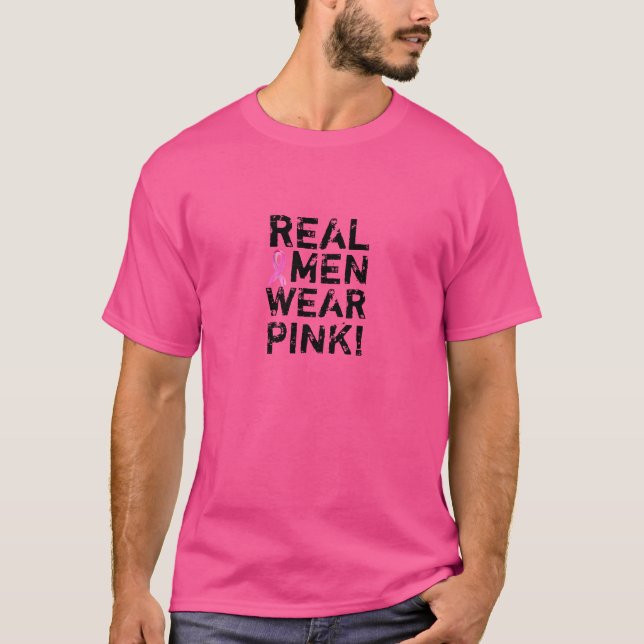 Cancro da mama - t-shirt real do rosa do desgaste (Frente)