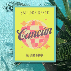 Cancún Cancun México - Cartão postal de férias col