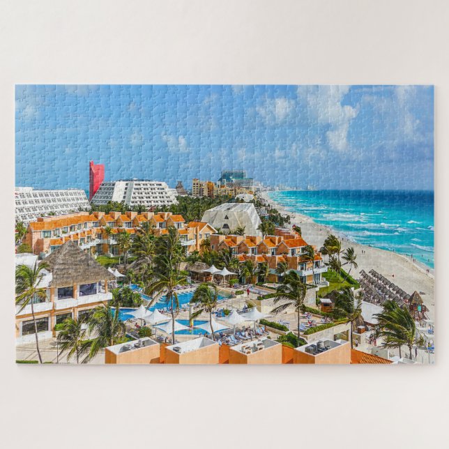 Cancun México. Quebra-cabeça (Horizontal)
