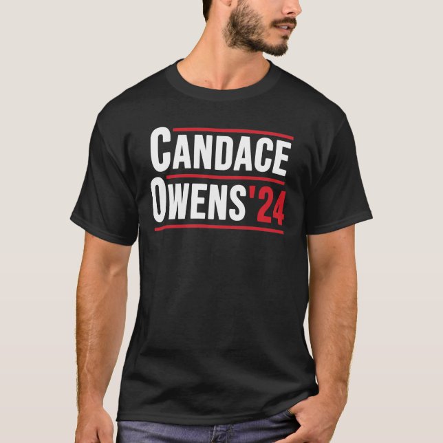 candace owens para camisa do presidente 2024 (Frente)