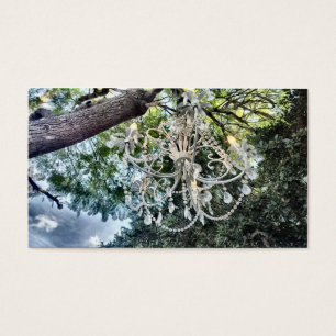 Candelabro de cristal branco do chique