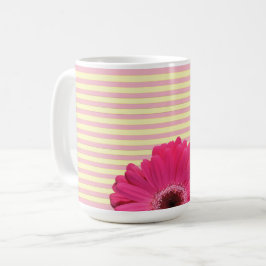 Candi-de-margarida rosa-rosa, caneca de café