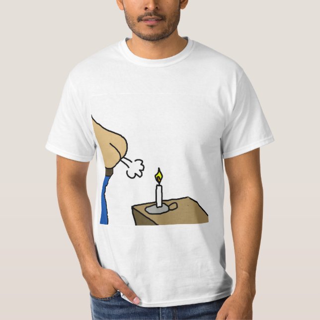 Candle In The Wind Cartoon T-Shirt (Frente)