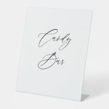 Candy Bar Wedding Sign | Dessert Table Sign