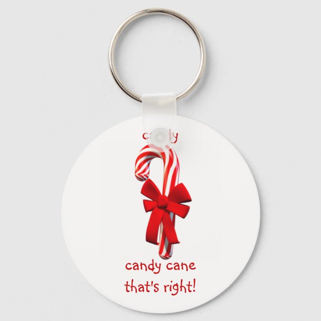 Candy Cane Chaveiro (Frente)
