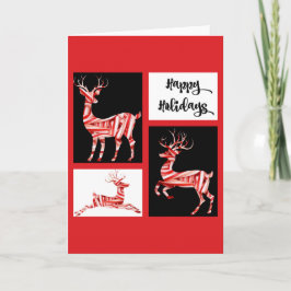 Candy Cane Reindeer, Placa de Cartões de natal