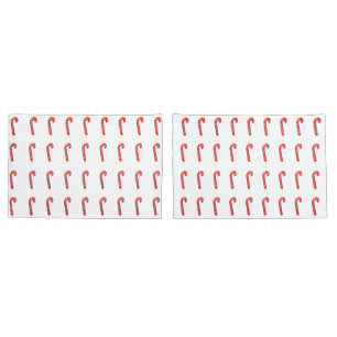 Candy Canes, Conjunto de Duas, Capas de Travesseir
