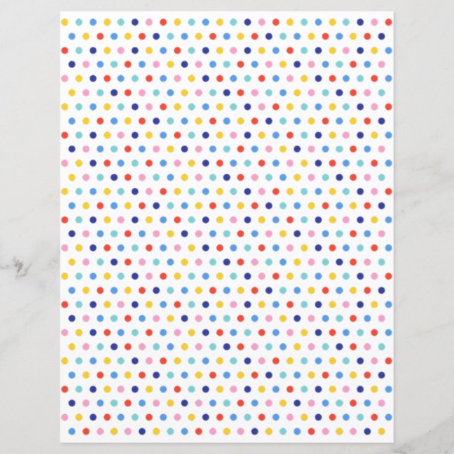 Candy Dot Delight Scrapbook Paper (Frente)