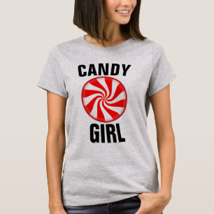 CANDY GIRL Vintage Damas T-Shirts