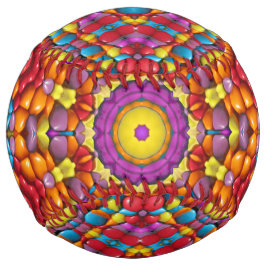 Candy Red Yellow Vintage Kaleidoscope