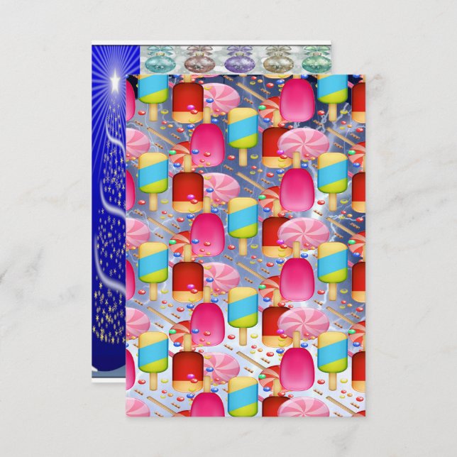CANDY SWEET PATTERN RAINBOX de dois lados (Frente/Verso)
