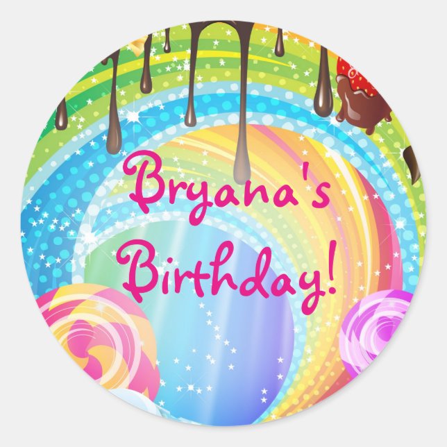 CandyLand Chocolate & Sweets Teenage Dream Adesivo (Frente)