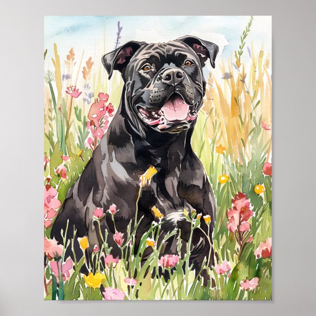 Cane Corso Wall Art Dog Poster Decor Impressão (Frente)