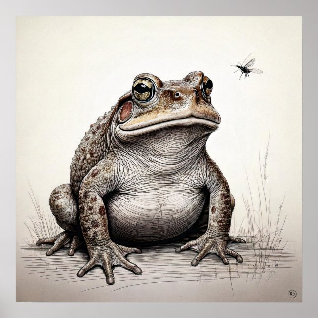 Cane Toad - Art Impressão (Frente)