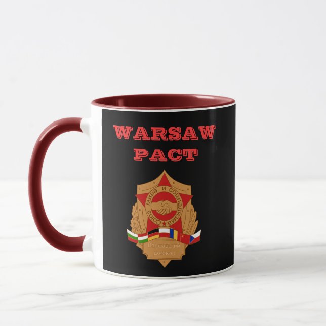 Caneca Варшавскогодоговора" Кружка do pacto de (Esquerda)