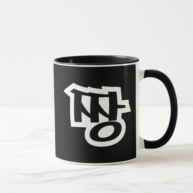 Caneca 짱 JJANG - A língua coreana de Hangul do calão do (Direita)