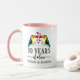 Caneca 10º Aniversário de Correspondência de Casais de Av