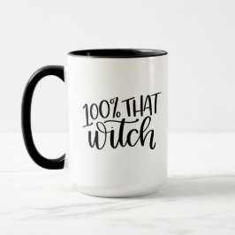 Caneca 100% daquela bruxa