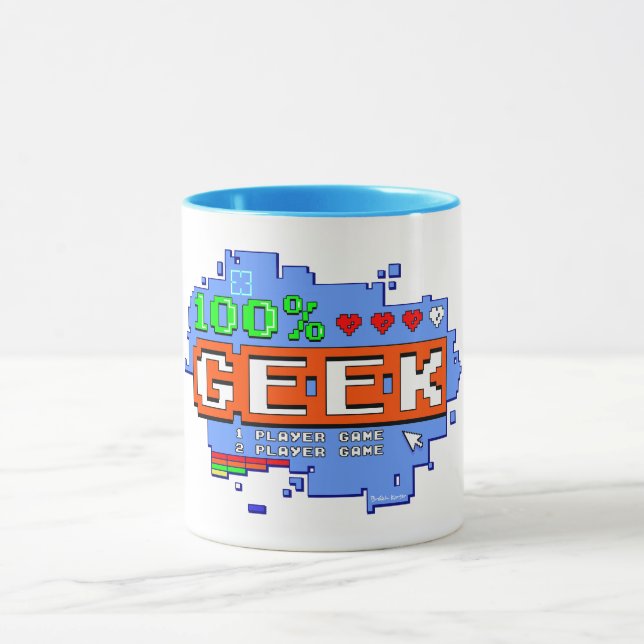Caneca 100% Geek (Centro)